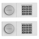 2x Elektronisches Zahlenschloss mit Notschlüssel Combi B30